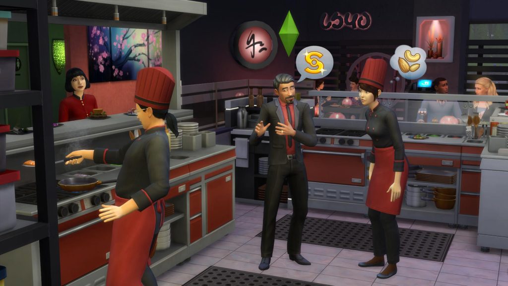 The Sims 4 Mangiamo Fuori - Nettare, loghi, feste e altro ancora!