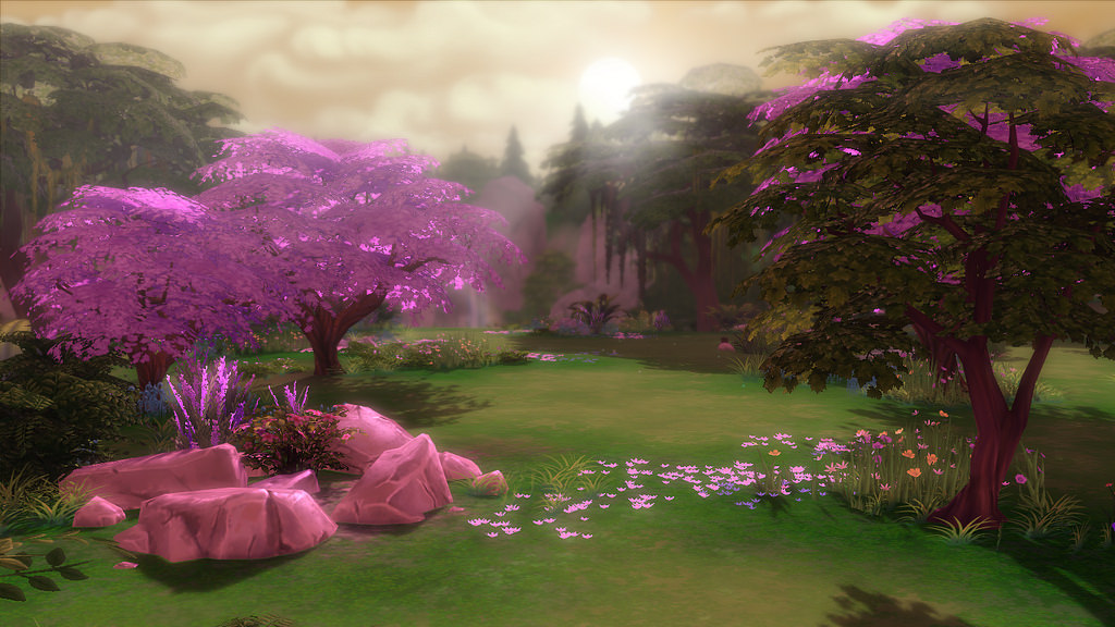 sims 4 luoghi segreti radura silvestre