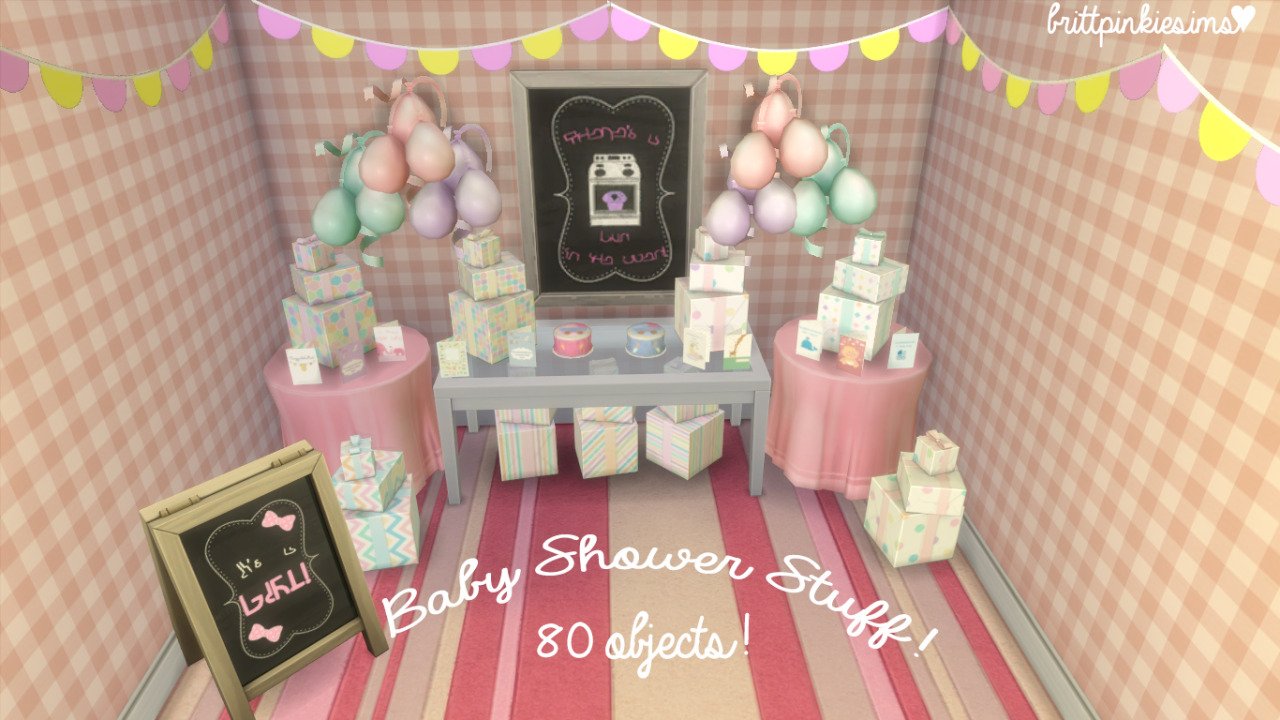 sims 4 shower poses baby Organizza mod la di premaman Sims con  feste  4 The