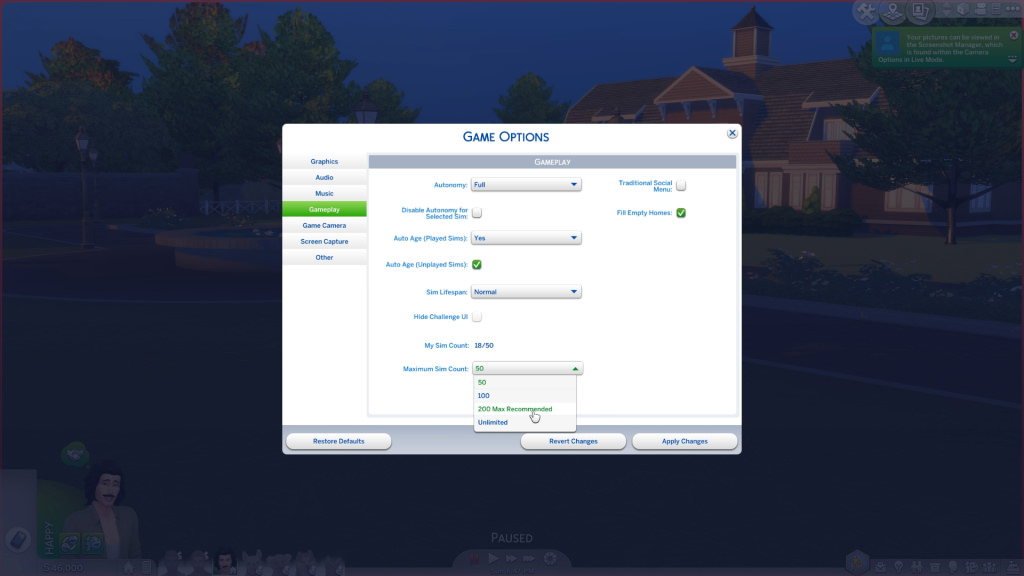 The Sims 4 - Ora si potrà impostare il numero massimo di Sims nello scenario