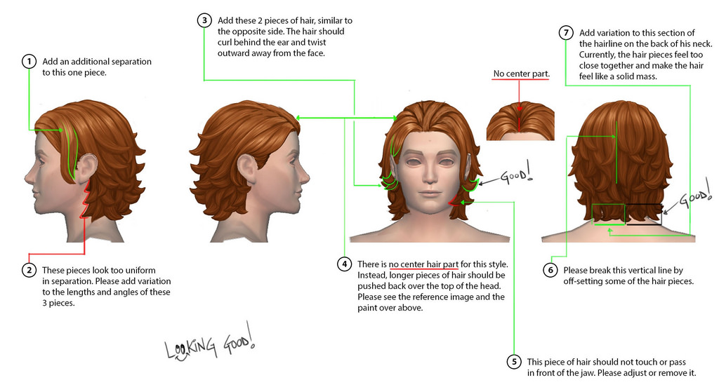 The Sims 4 Giorno di Bucato capelli