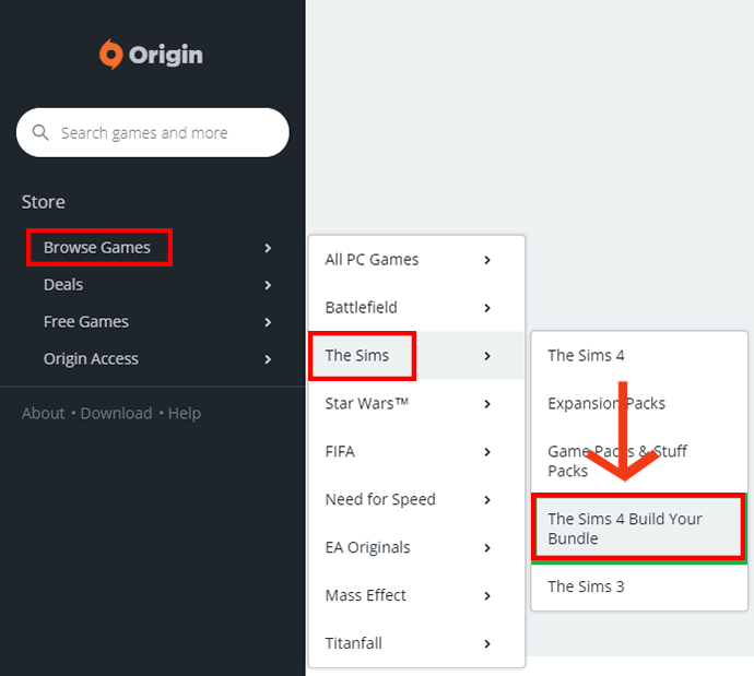 Crea e compra il tuo bundle personalizzato per The Sims 4!