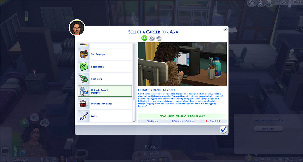 The Sims 4 - Diventa un graphic designer con la mod di asiashamecca!
