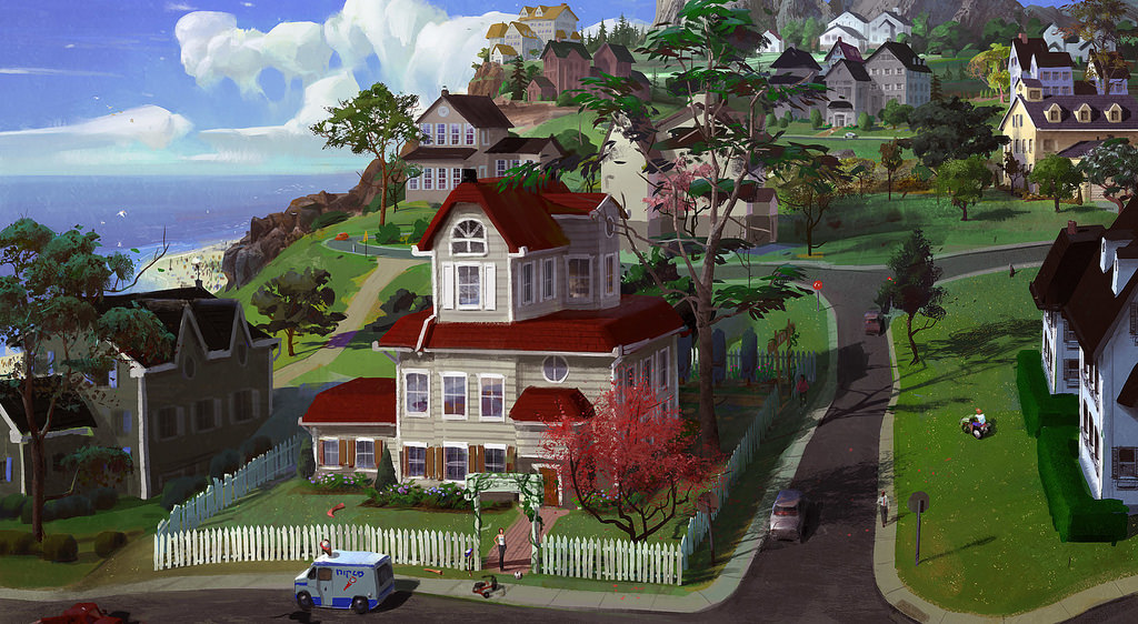 Spunta fuori un bozzetto di uno scenario inedito di The Sims 4