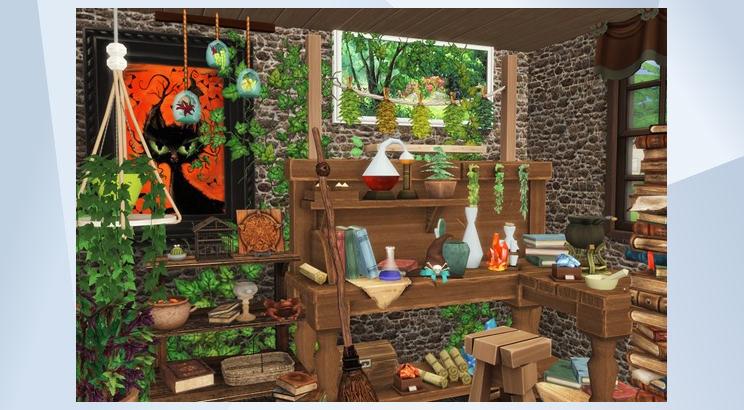 The Sims 4 - 3 stanze a tema streghe da scaricare!
