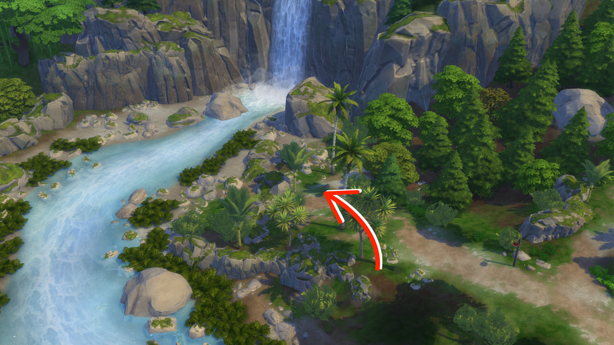 Guida alle farfalle di The Sims 4 All'Avventura: location di Ali di Vetro